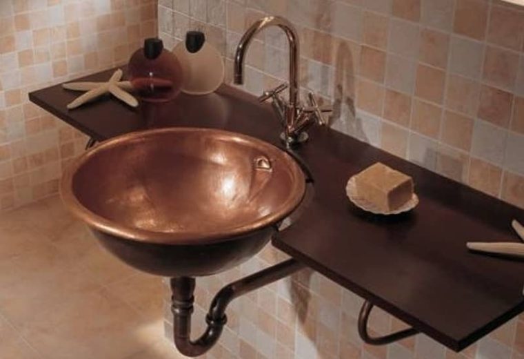 cobre en baño