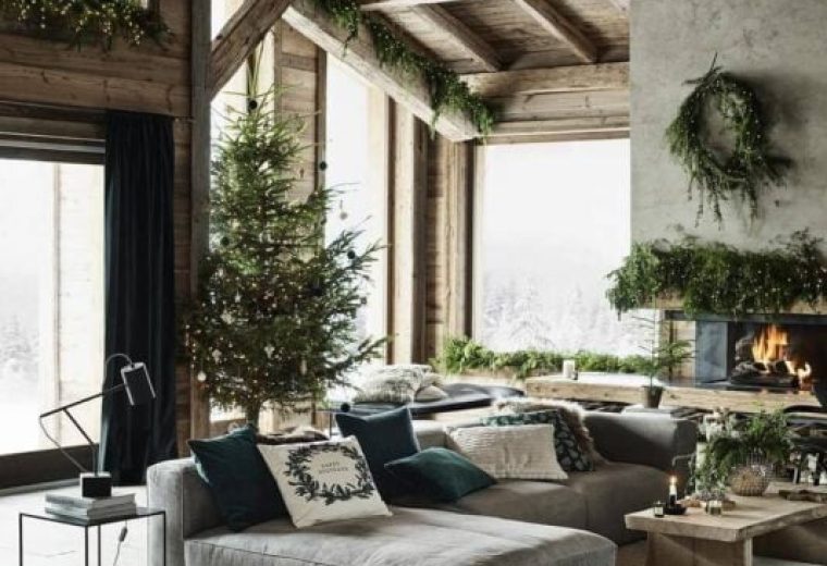 decoracion-navidad-verde-bosque